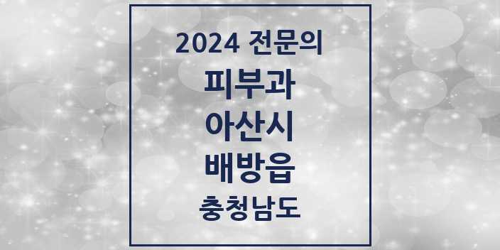 2024 배방읍 피부과 전문의 의원·병원 모음 1곳 | 충청남도 아산시 추천 리스트