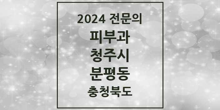 2024 분평동 피부과 전문의 의원·병원 모음 1곳 | 충청북도 청주시 추천 리스트