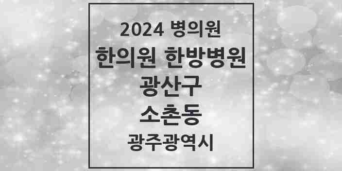 2024 소촌동 한의원·한방병원 모음 1곳 | 광주광역시 광산구 추천 리스트