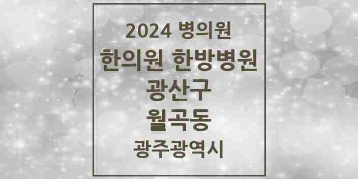 2024 월곡동 한의원·한방병원 모음 4곳 | 광주광역시 광산구 추천 리스트