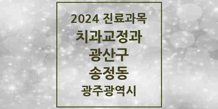 2024 송정동 교정치과 모음 9곳 | 광주광역시 광산구 추천 리스트