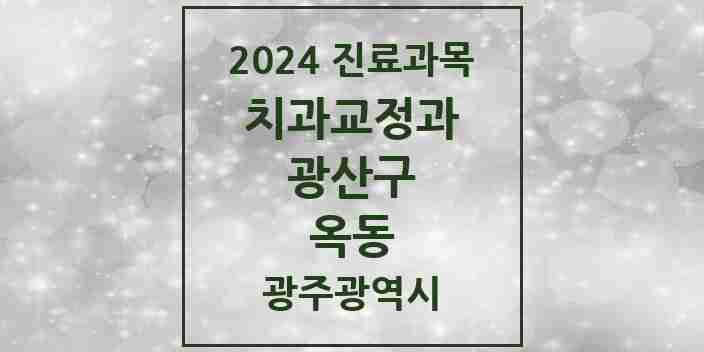 2024 옥동 교정치과 모음 1곳 | 광주광역시 광산구 추천 리스트