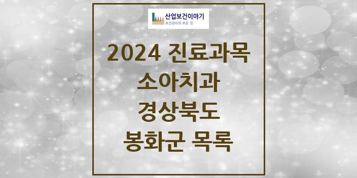 2024 경상북도 봉화군 소아 치과의원, 치과병원 모음(24년 4월)