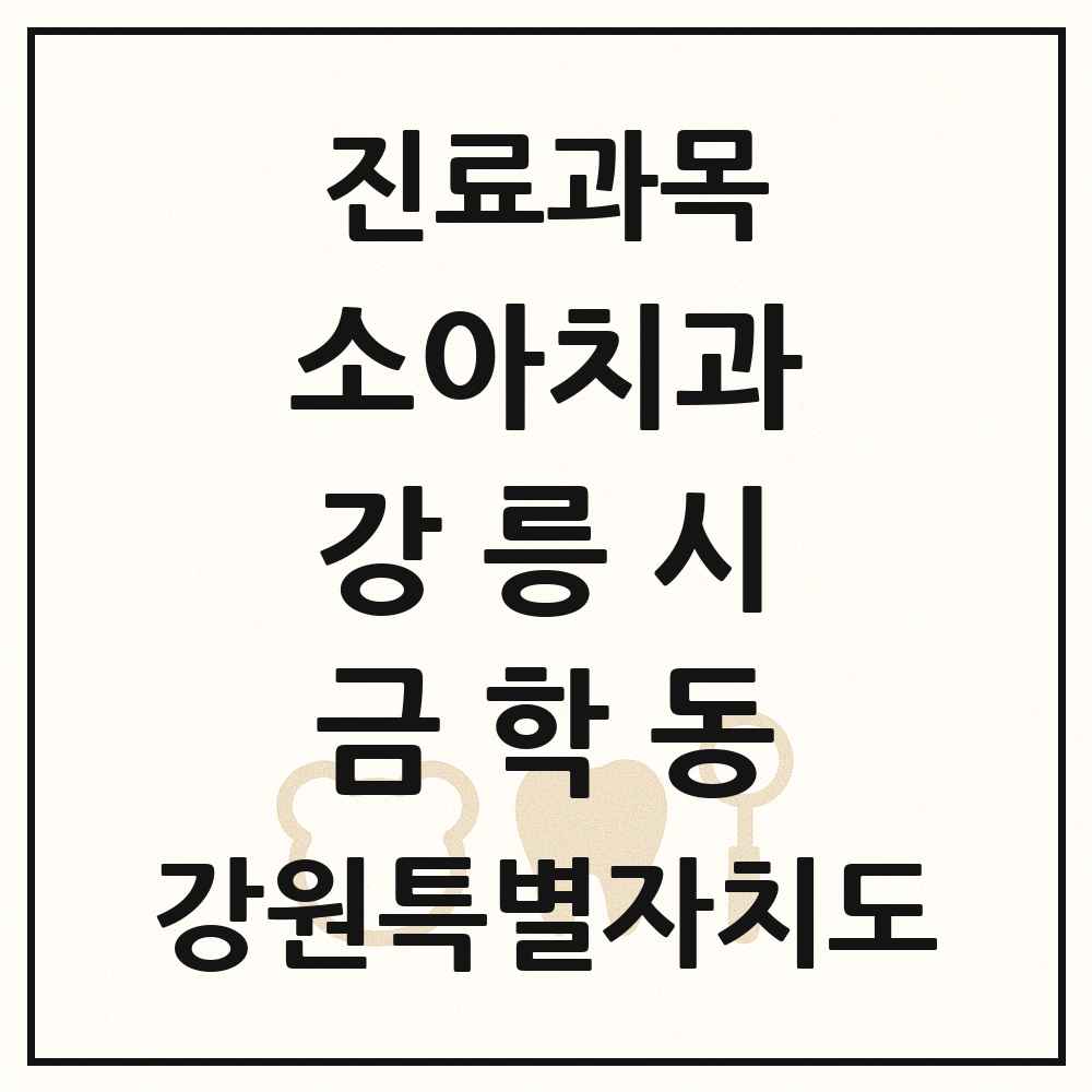 2025 강원특별자치도 강릉시 금학동 소아치과 목록 2곳