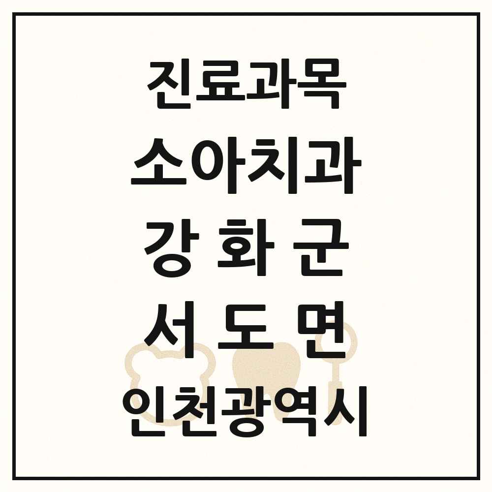 2025 인천광역시 강화군 서도면 소아치과 목록 2곳