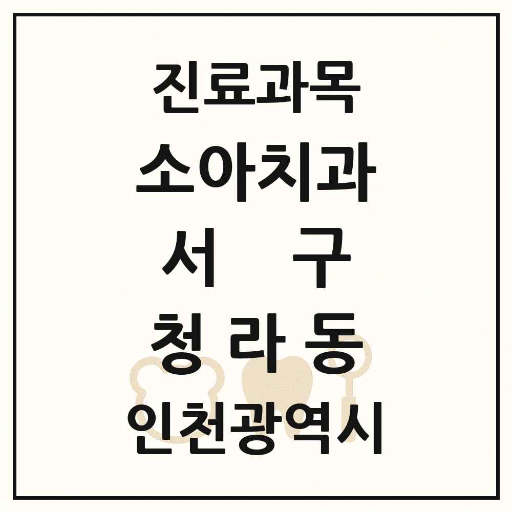 2025 인천광역시 서구 청라동 소아치과 목록 14곳