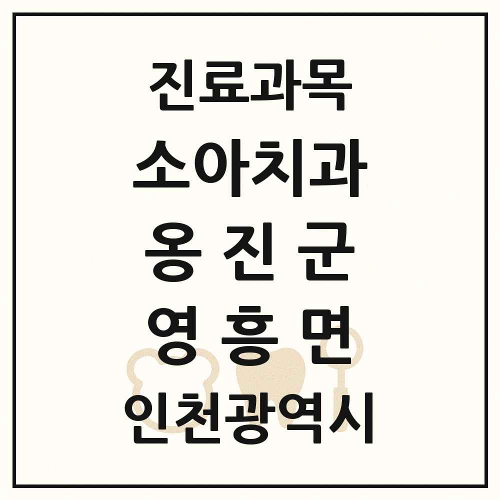 2025 인천광역시 옹진군 영흥면 소아치과 목록 1곳