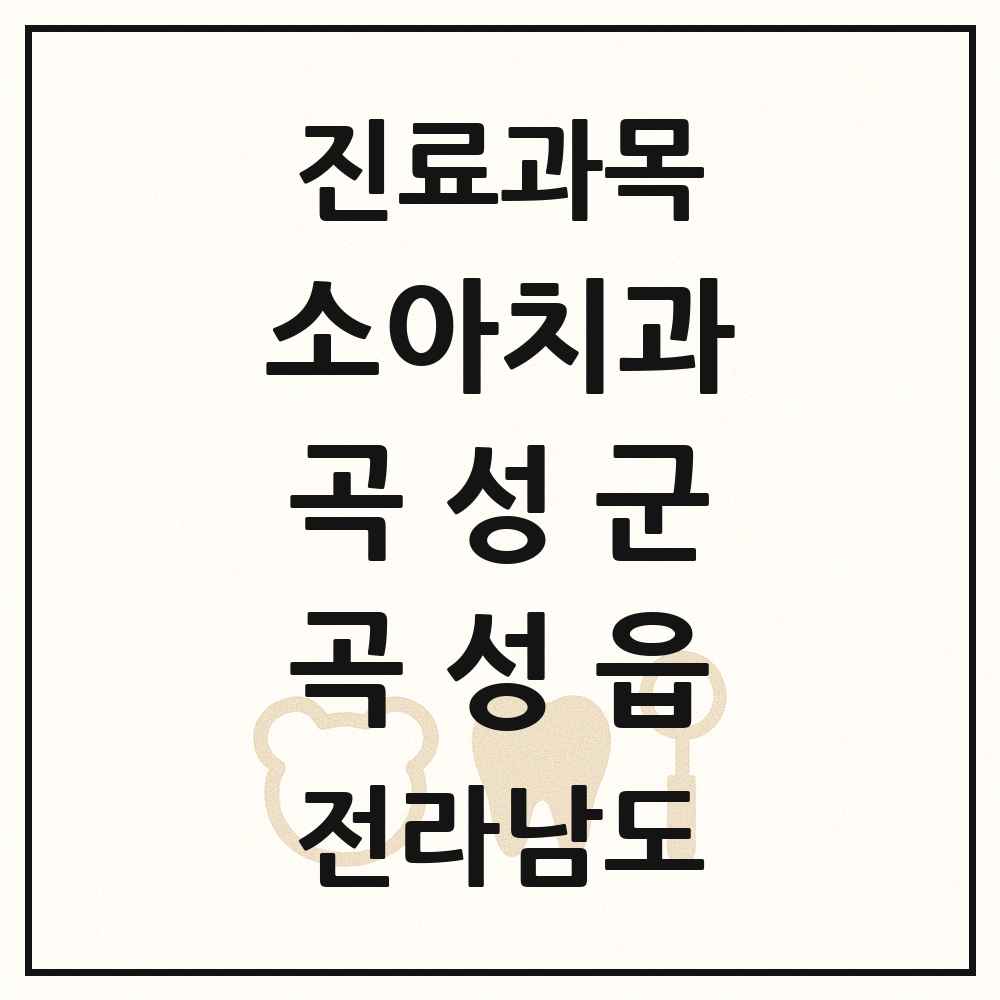 2025 전라남도 곡성군 곡성읍 소아치과 목록 3곳