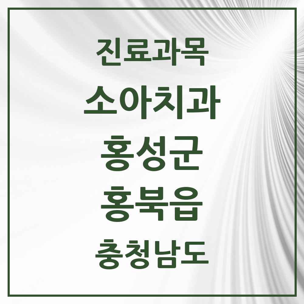 2025 충청남도 홍성군 홍북읍 소아치과 목록 8곳