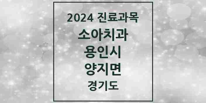 2024 양지면 소아치과 모음 2곳 | 경기도 용인시 추천 리스트