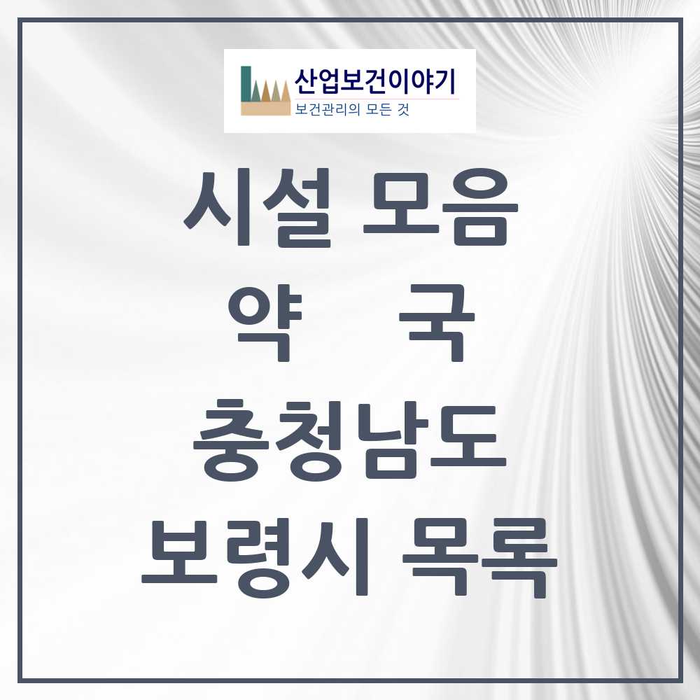 2025 보령시 약국 모음 49곳 | 충청남도 추천 리스트