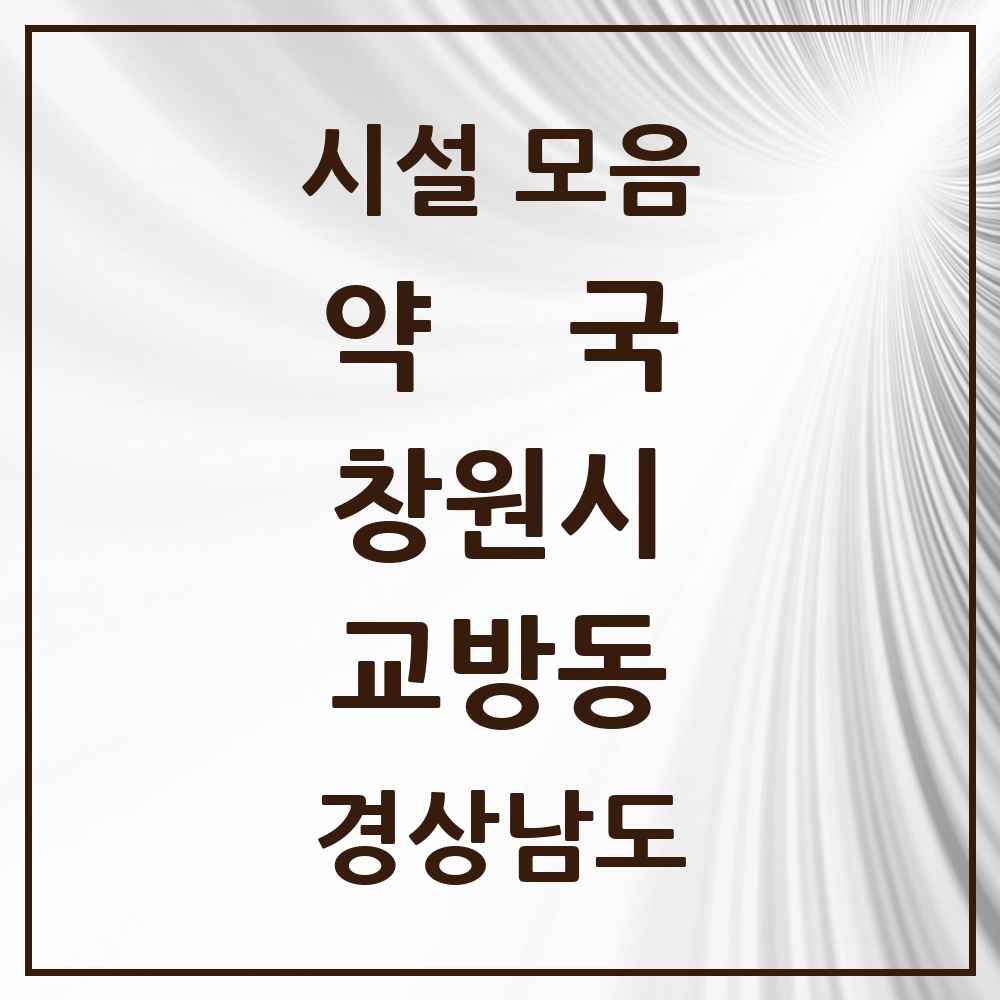 2025 경상남도 창원시 교방동 약국 목록 1곳