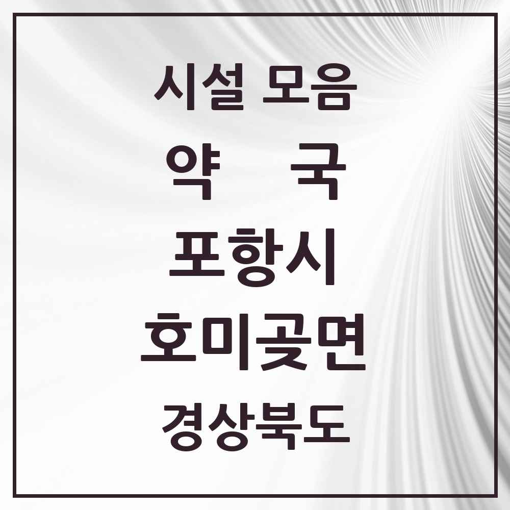 2025 경상북도 포항시 호미곶면 약국 목록 1곳