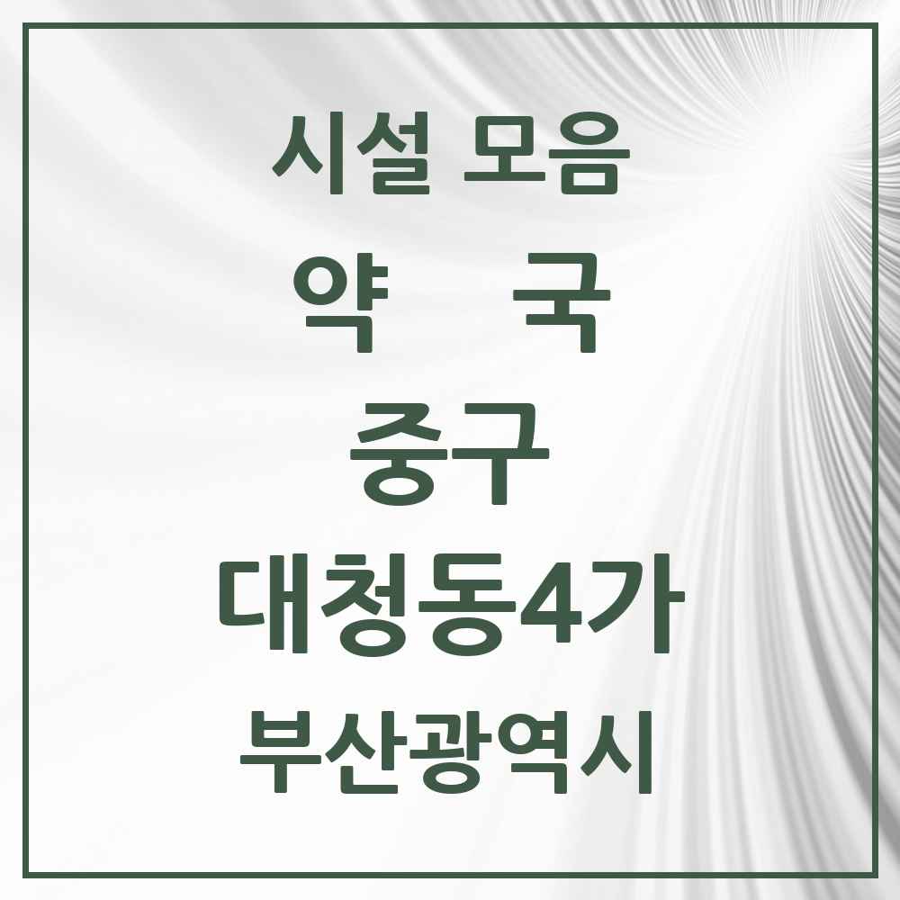 2025 부산광역시 중구 대청동4가 약국 목록 1곳