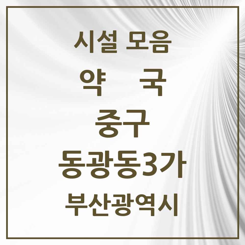 2025 부산광역시 중구 동광동3가 약국 목록 1곳