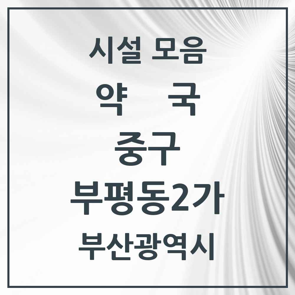 2025 부산광역시 중구 부평동2가 약국 목록 4곳