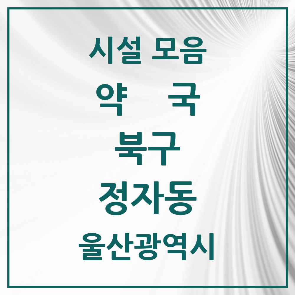 2025 울산광역시 북구 정자동 약국 목록 1곳