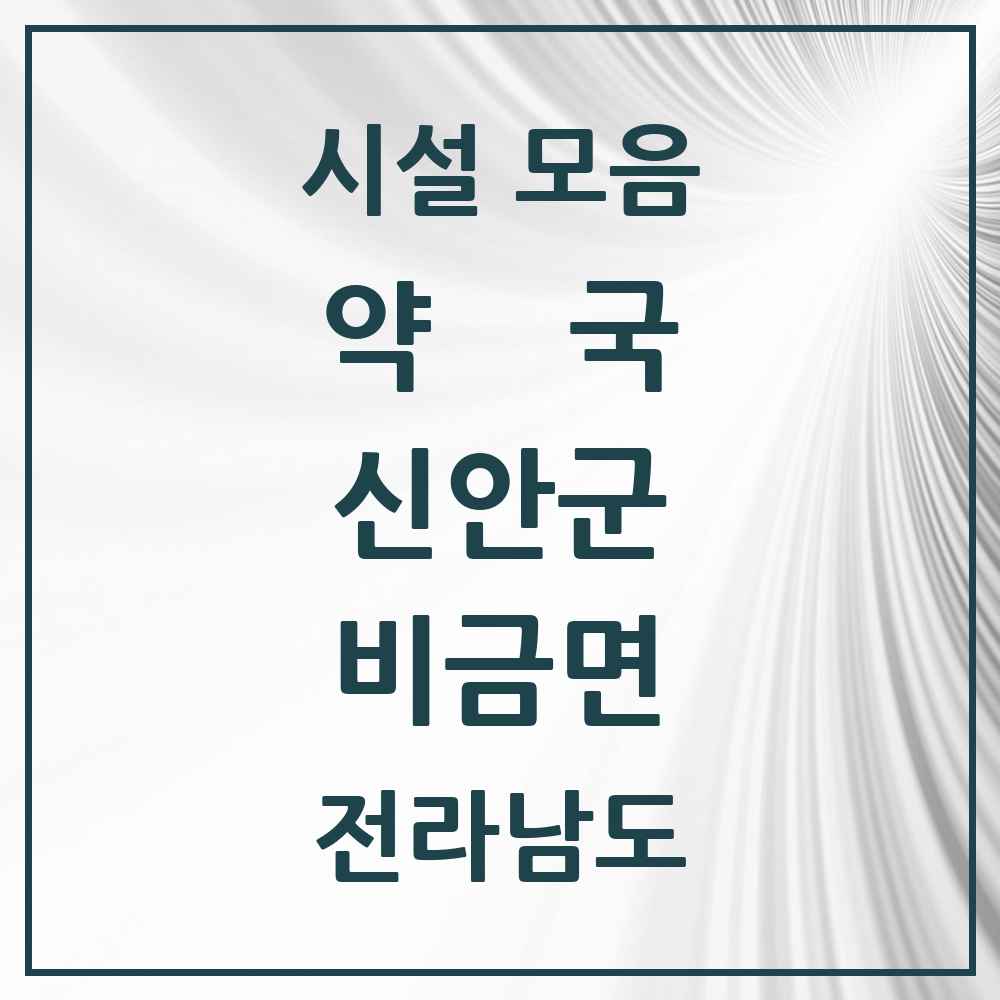 2025 전라남도 신안군 비금면 약국 목록 1곳