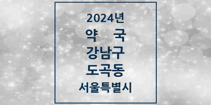 2024 도곡동 약국 모음 37곳 | 서울특별시 강남구 추천 리스트