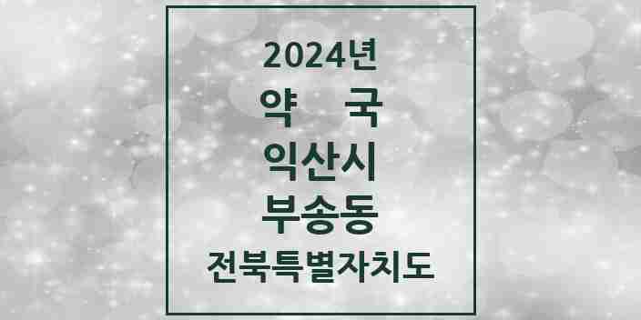 2024 부송동 약국 모음 11곳 | 전북특별자치도 익산시 추천 리스트