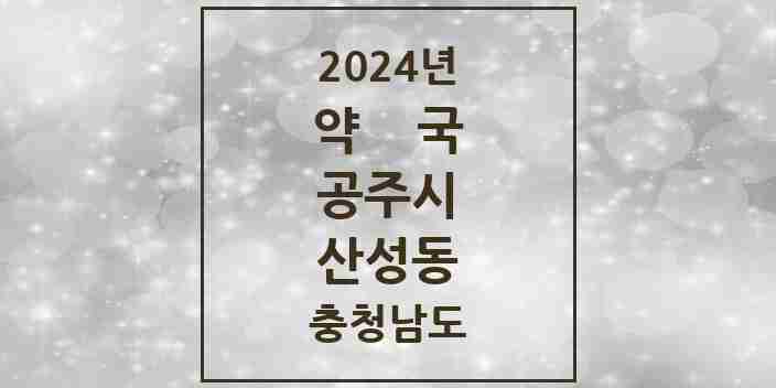 2024 산성동 약국 모음 16곳 | 충청남도 공주시 추천 리스트