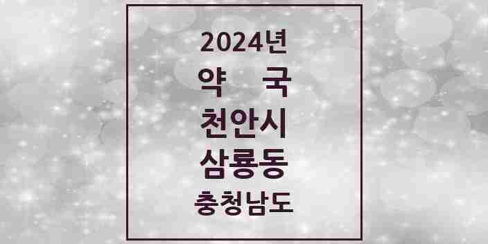 2024 삼룡동 약국 모음 4곳 | 충청남도 천안시 추천 리스트