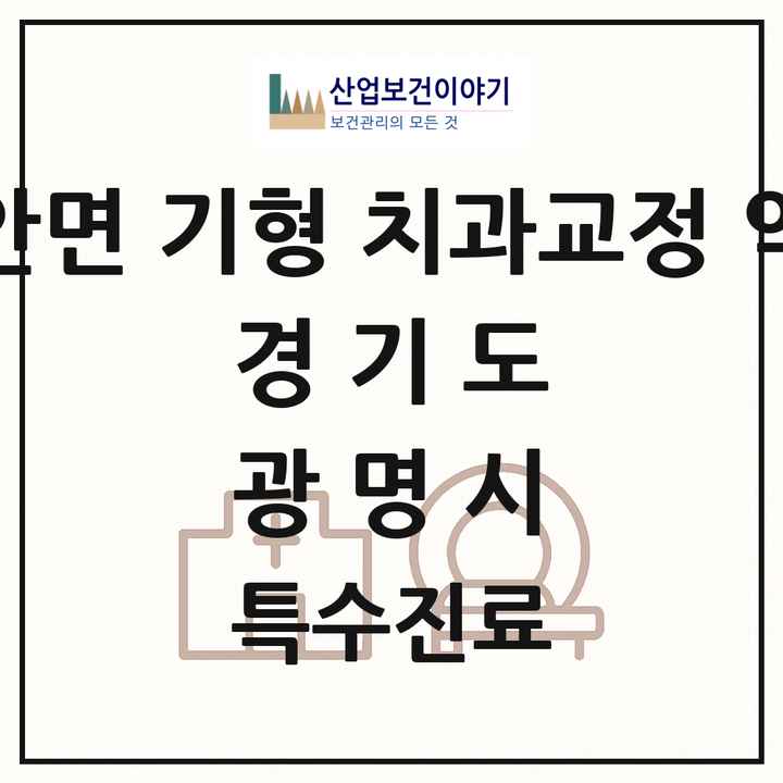 2026 경기도 광명시 선천성 악안면 기형 치과교정 악정형 기관 의원·병원 목록 2곳