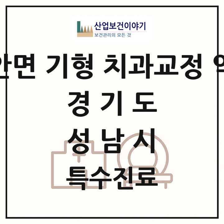 2026 경기도 성남시 선천성 악안면 기형 치과교정 악정형 기관 의원·병원 목록 7곳
