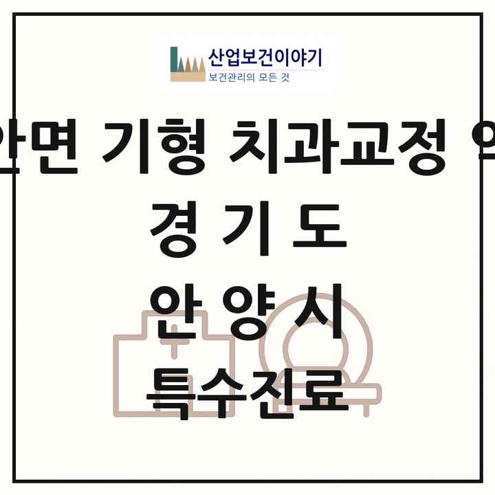 2026 경기도 안양시 선천성 악안면 기형 치과교정 악정형 기관 의원·병원 목록 5곳