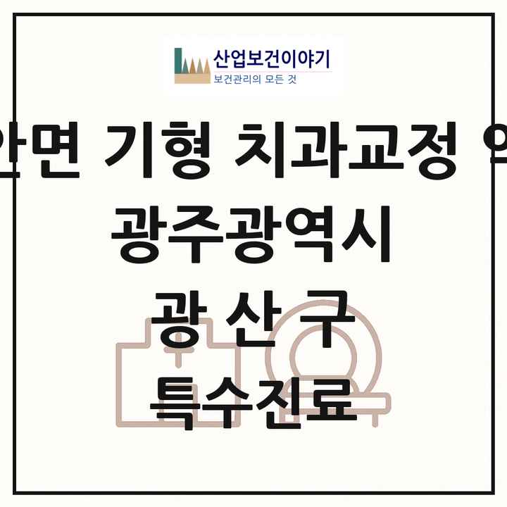 2026 광주광역시 광산구 선천성 악안면 기형 치과교정 악정형 기관 의원·병원 목록 2곳