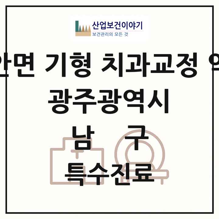 2026 광주광역시 남구 선천성 악안면 기형 치과교정 악정형 기관 의원·병원 목록 1곳