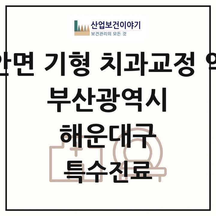2026 부산광역시 해운대구 선천성 악안면 기형 치과교정 악정형 기관 의원·병원 목록 5곳