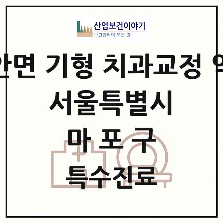 2026 서울특별시 마포구 선천성 악안면 기형 치과교정 악정형 기관 의원·병원 목록 1곳