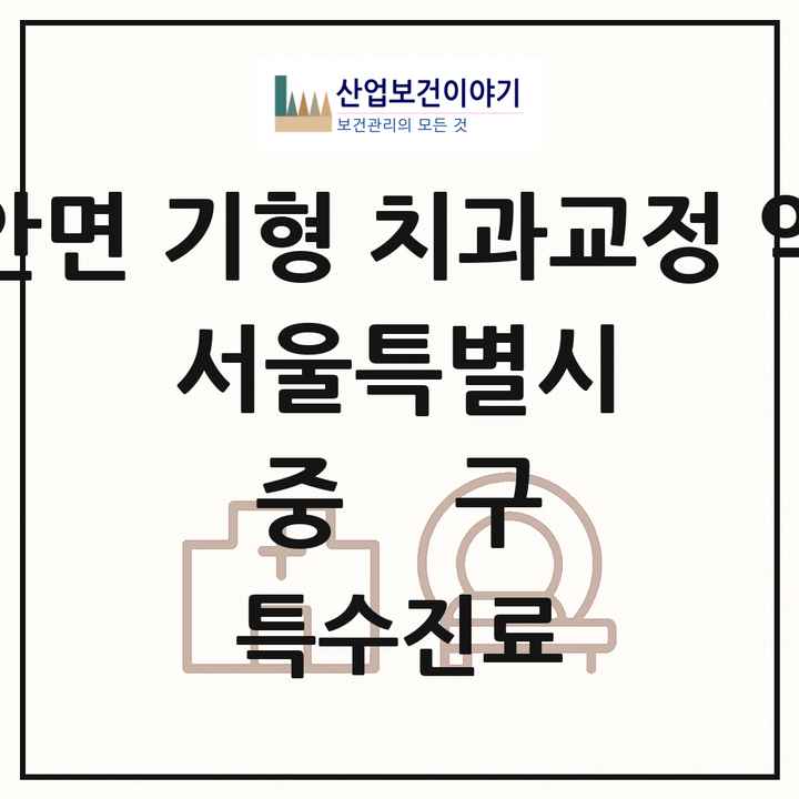 2026 서울특별시 중구 선천성 악안면 기형 치과교정 악정형 기관 의원·병원 목록 1곳