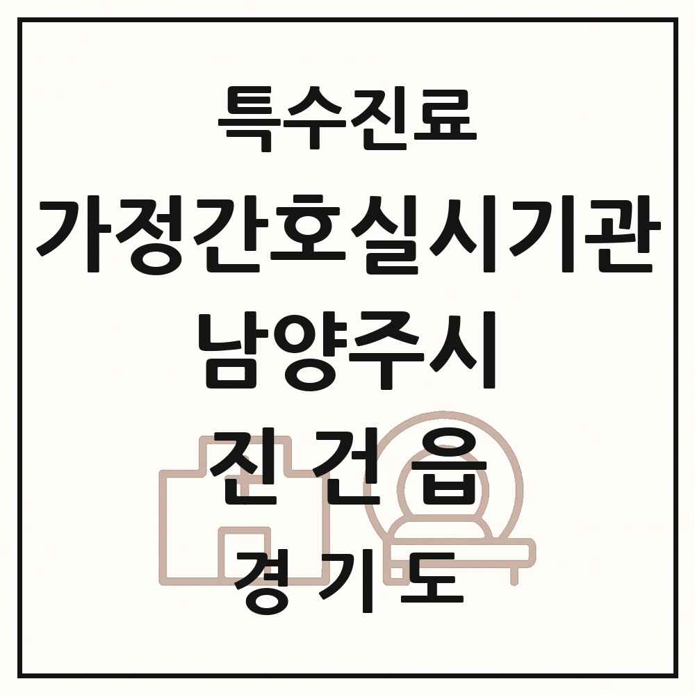 2025 경기도 남양주시 진건읍 가정간호 실시기관 의원·병원 목록 1곳