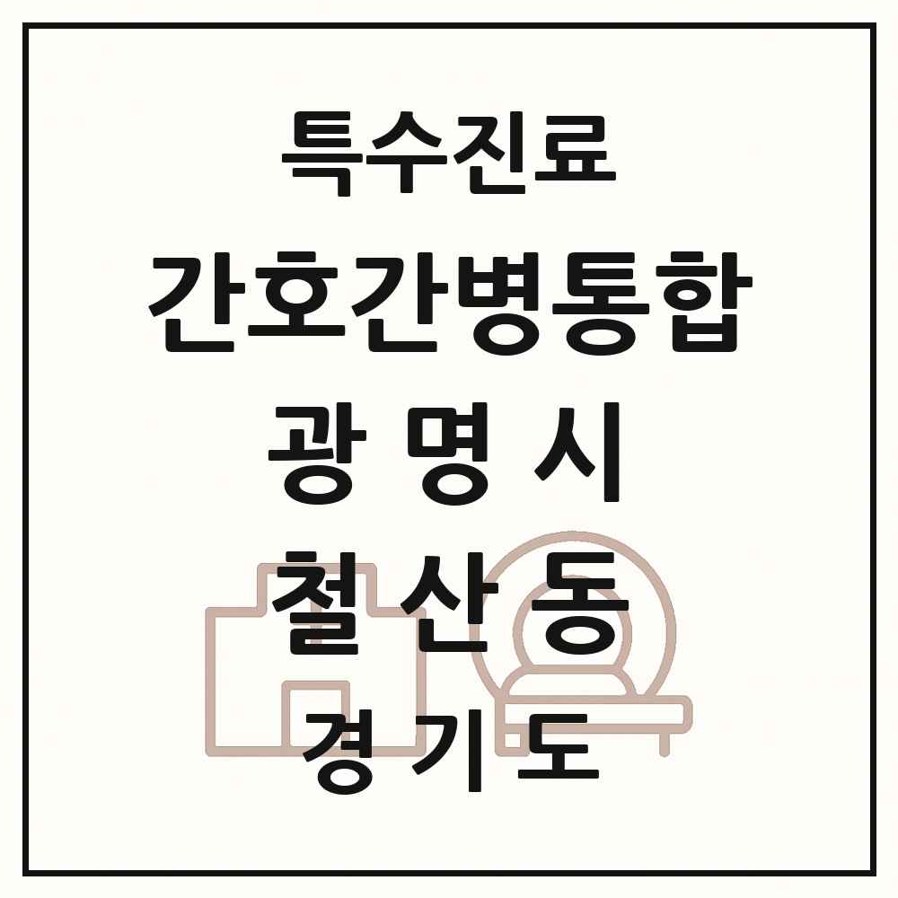 2025 경기도 광명시 철산동 간호간병통합서비스 제공기관 의원·병원 목록 1곳