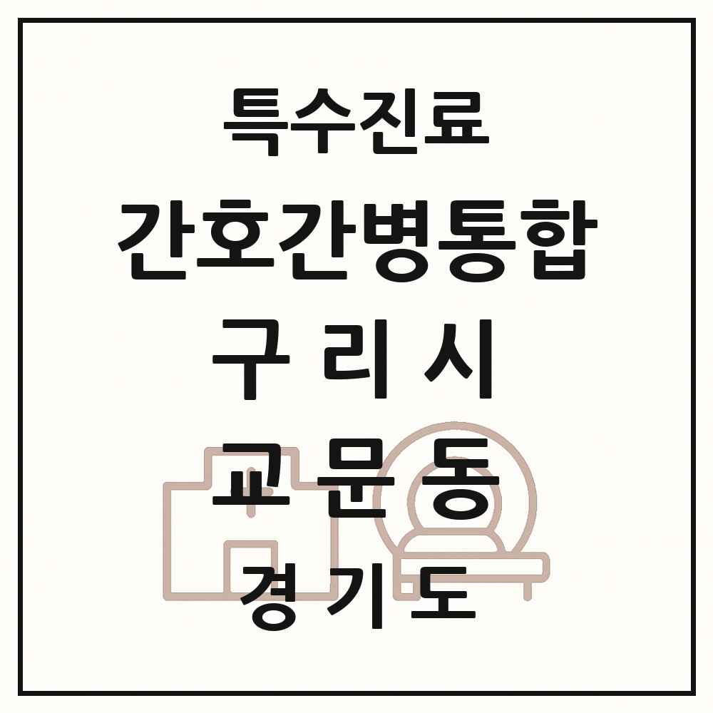 2025 경기도 구리시 교문동 간호간병통합서비스 제공기관 의원·병원 목록 2곳