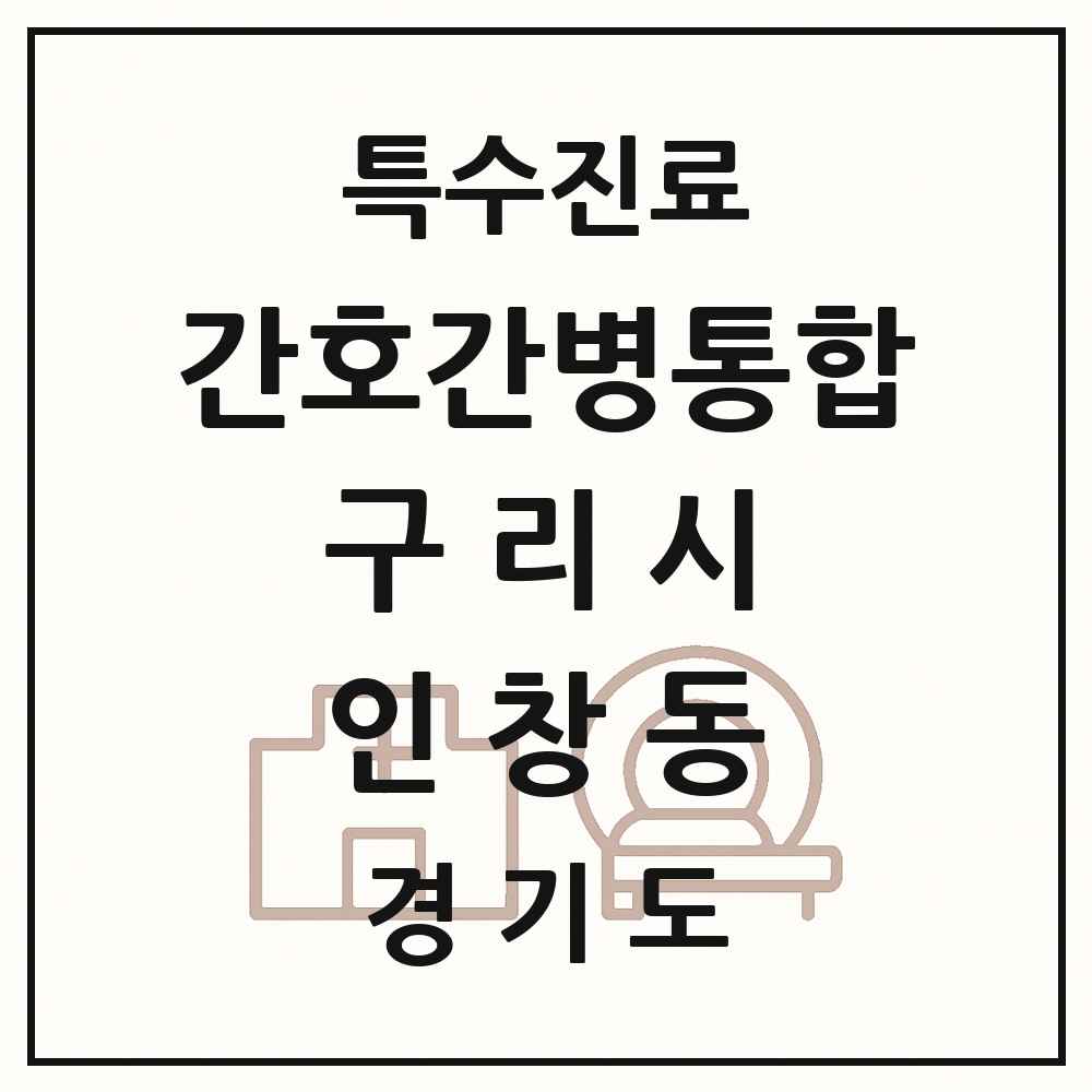 2025 경기도 구리시 인창동 간호간병통합서비스 제공기관 의원·병원 목록 2곳