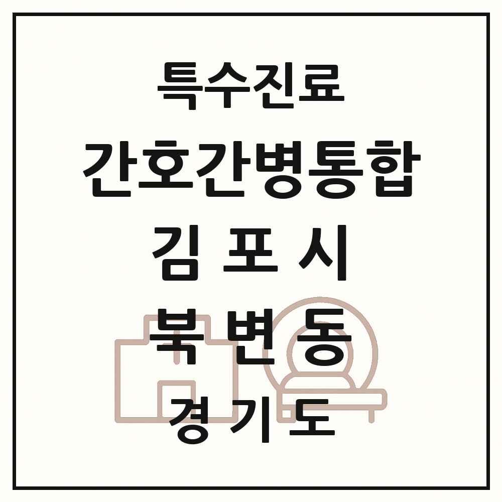 2025 경기도 김포시 북변동 간호간병통합서비스 제공기관 의원·병원 목록 1곳