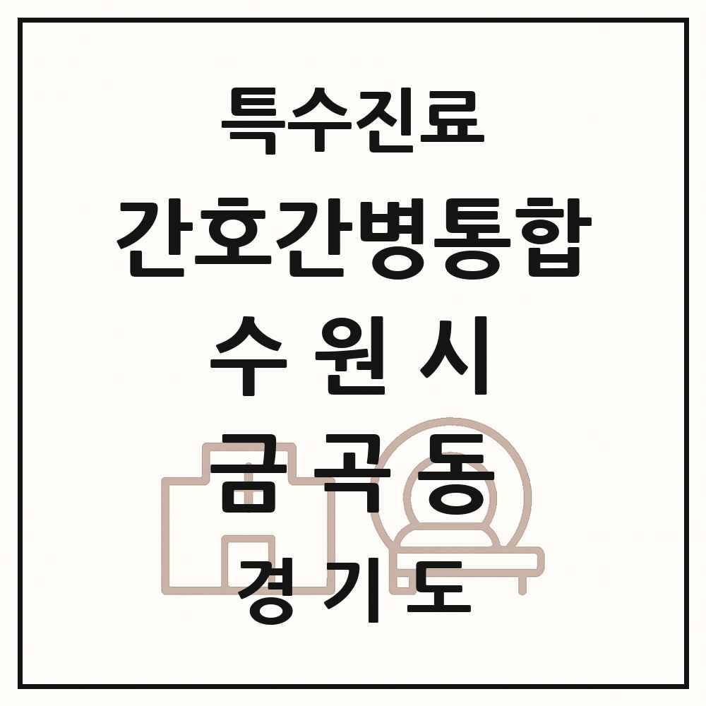 2025 경기도 수원시 금곡동 간호간병통합서비스 제공기관 의원·병원 목록 1곳