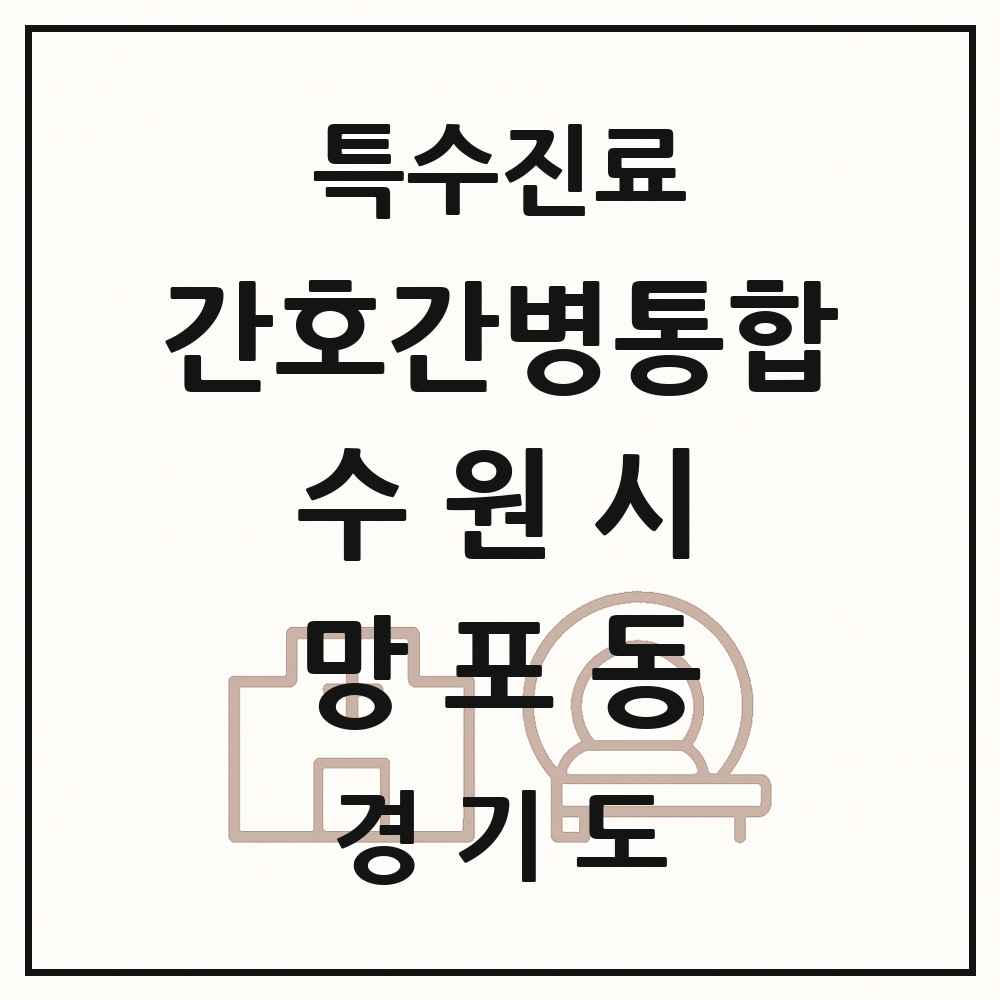 2025 경기도 수원시 망포동 간호간병통합서비스 제공기관 의원·병원 목록 3곳