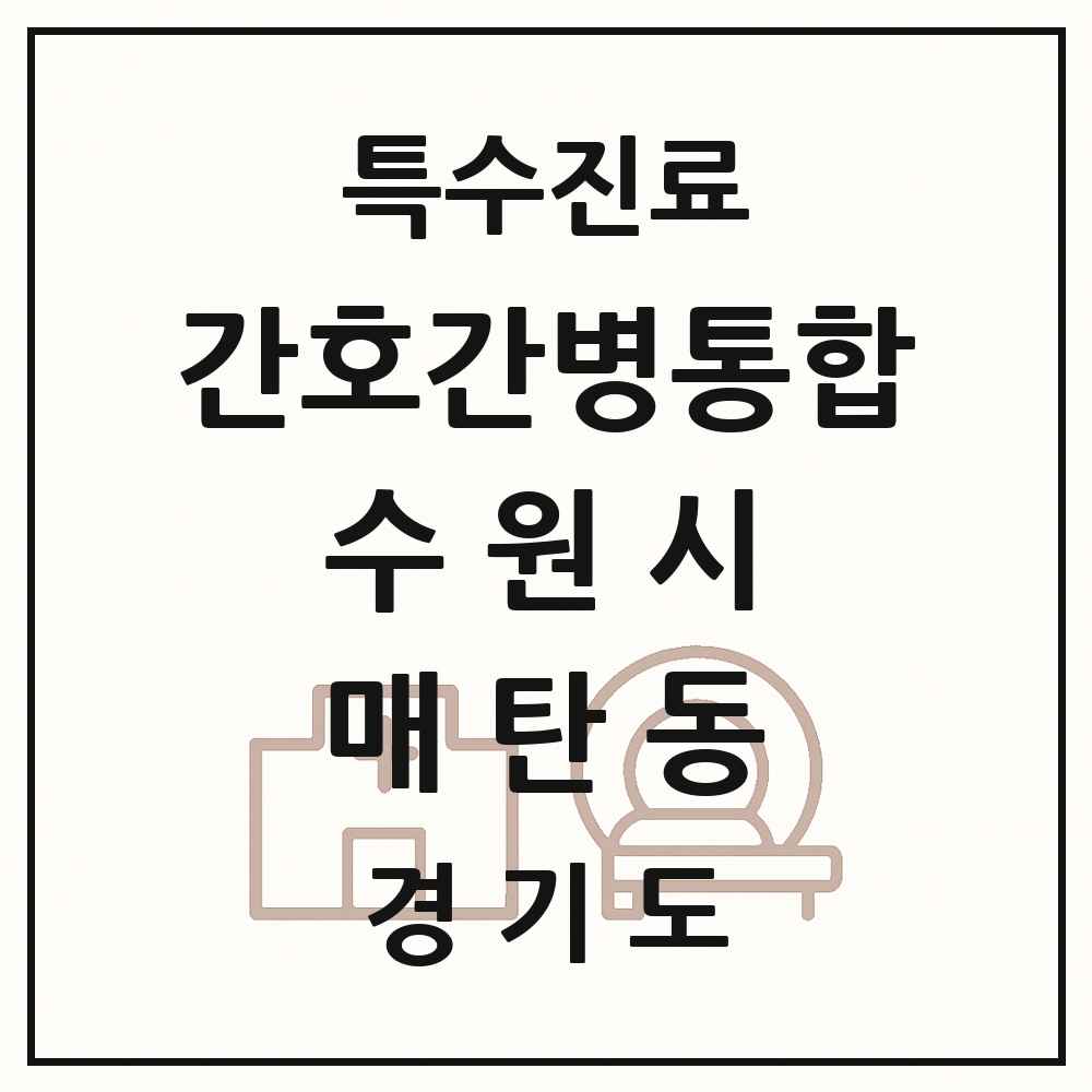 2025 경기도 수원시 매탄동 간호간병통합서비스 제공기관 의원·병원 목록 1곳