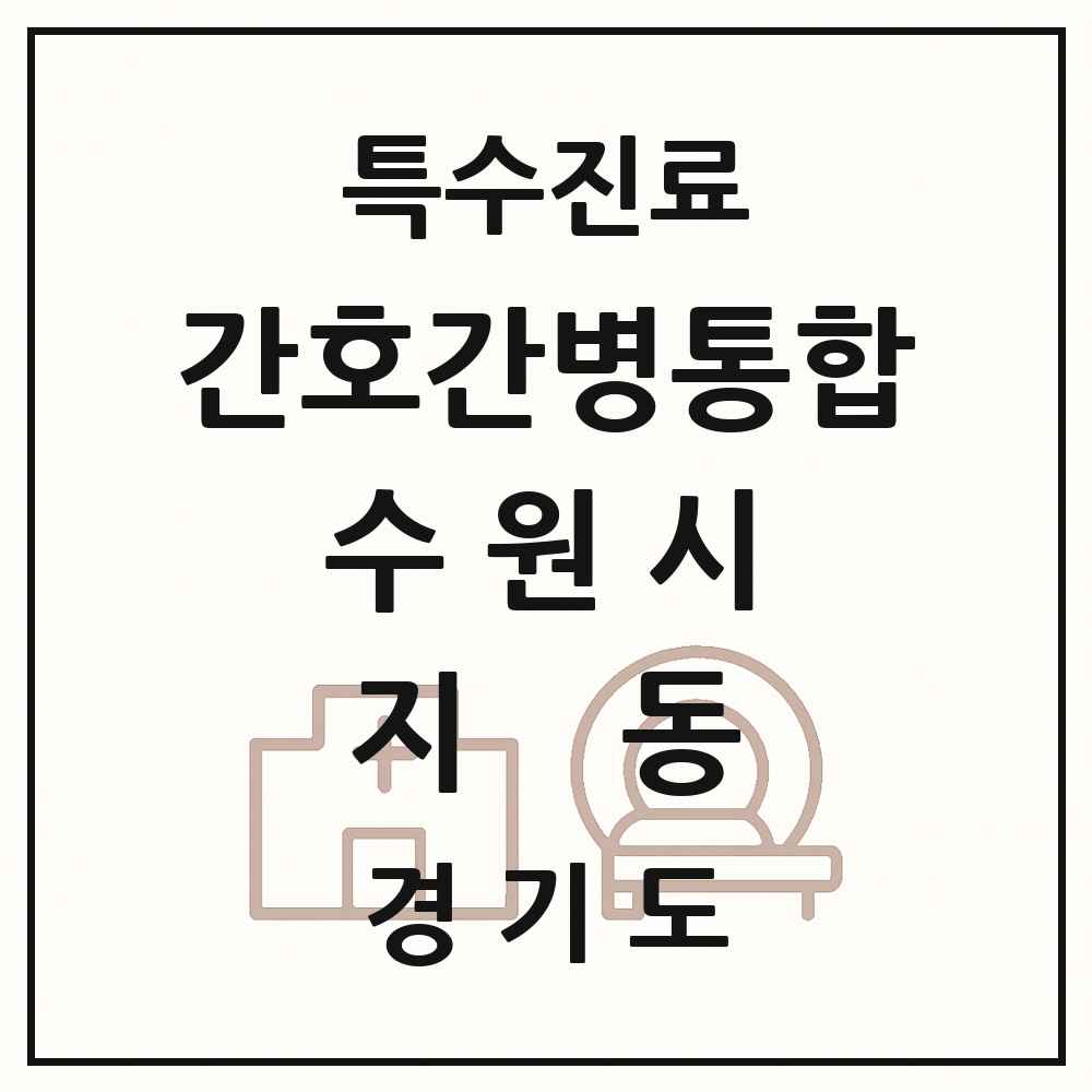 2025 경기도 수원시 지동 간호간병통합서비스 제공기관 의원·병원 목록 1곳