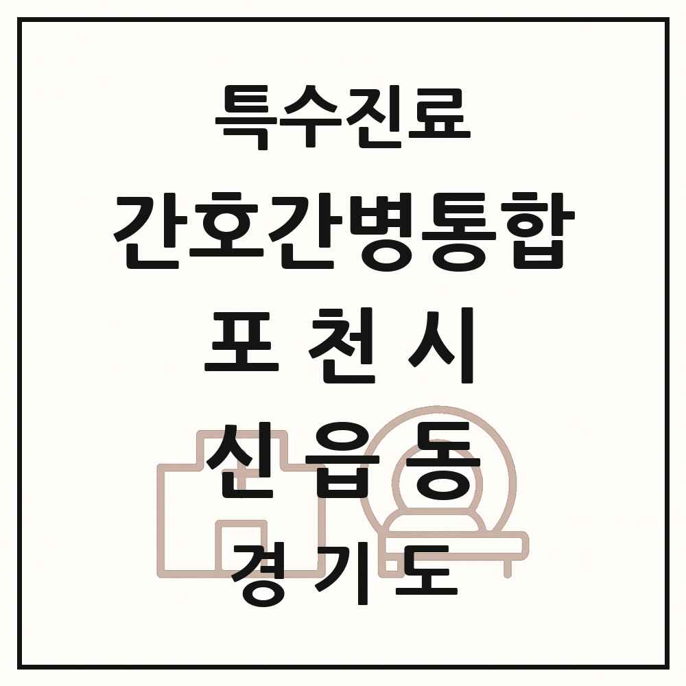 2025 경기도 포천시 신읍동 간호간병통합서비스 제공기관 의원·병원 목록 1곳