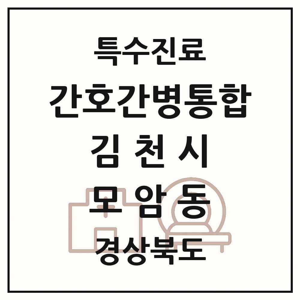 2025 경상북도 김천시 모암동 간호간병통합서비스 제공기관 의원·병원 목록 1곳