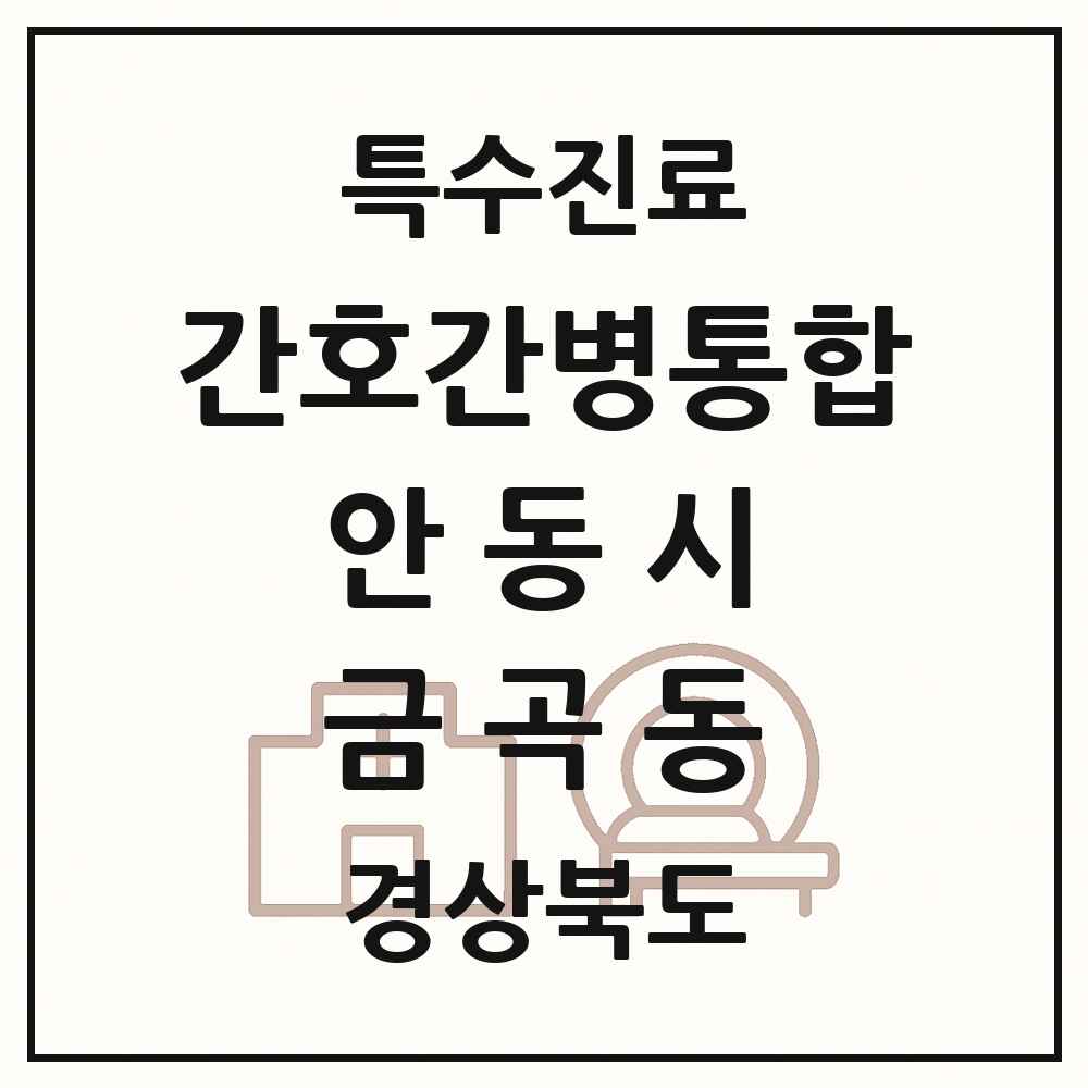 2025 경상북도 안동시 금곡동 간호간병통합서비스 제공기관 의원·병원 목록 1곳