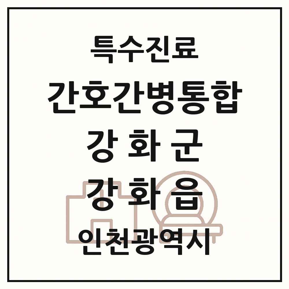 2025 인천광역시 강화군 강화읍 간호간병통합서비스 제공기관 의원·병원 목록 1곳