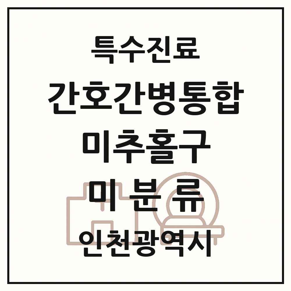 2025 인천광역시 미추홀구 미분류 간호간병통합서비스 제공기관 의원·병원 목록 2곳