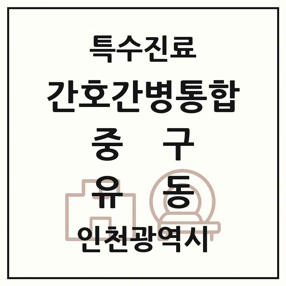 2025 인천광역시 중구 유동 간호간병통합서비스 제공기관 의원·병원 목록 1곳