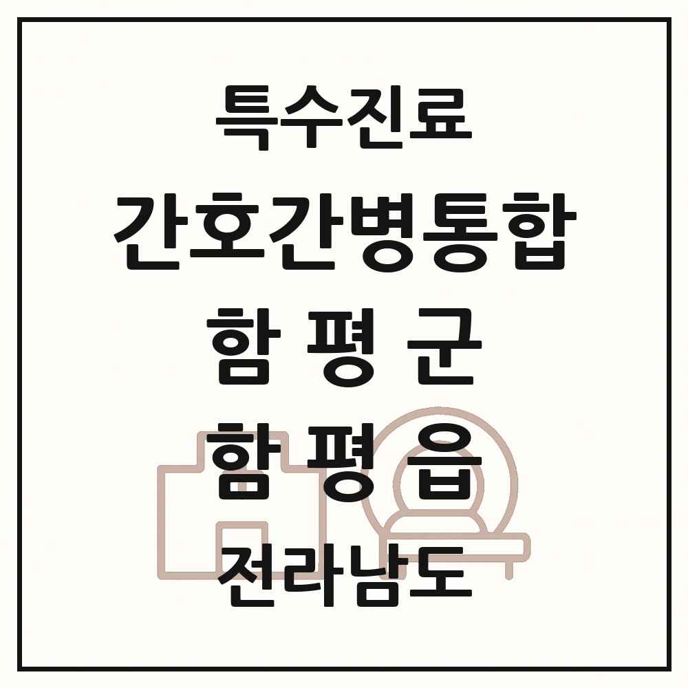2025 전라남도 함평군 함평읍 간호간병통합서비스 제공기관 의원·병원 목록 1곳
